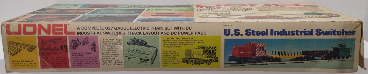 Lionel 6-1380 O US Steel Industrial Switcher Train Set EX/Box