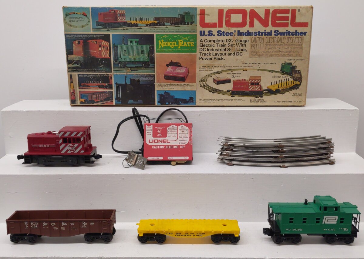 Lionel 6-1380 O US Steel Industrial Switcher Train Set EX/Box