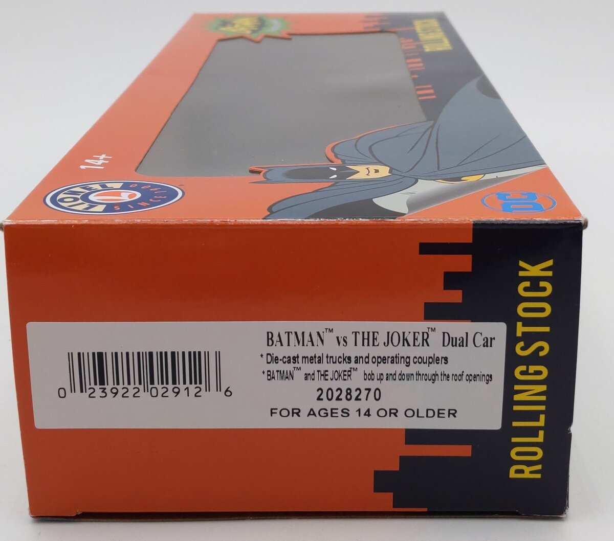 Lionel 2028270 O Gauge Batman Versus The Joker Duel Boxcar LN/Box