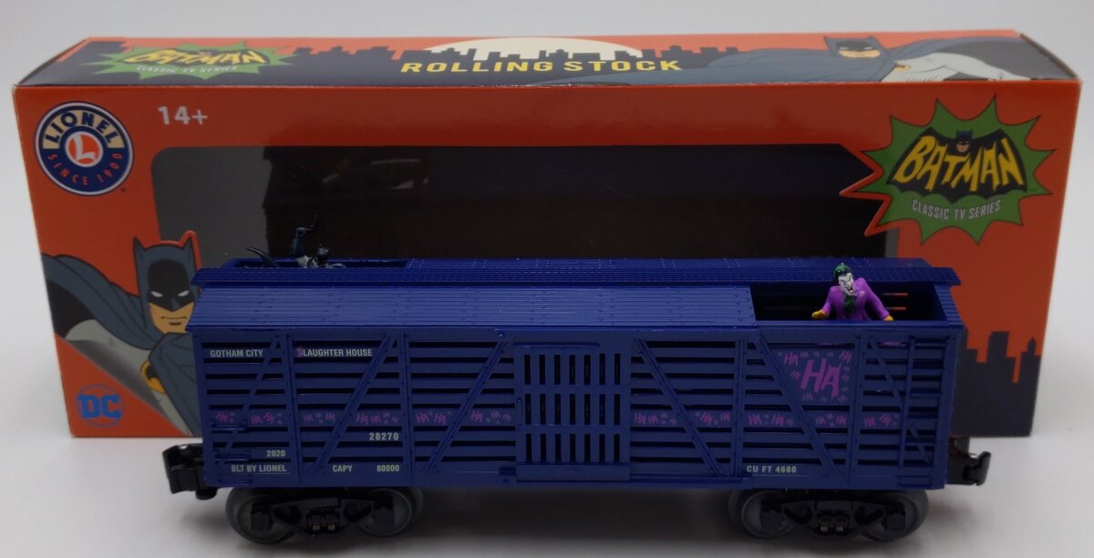 Lionel 2028270 O Gauge Batman Versus The Joker Duel Boxcar LN/Box
