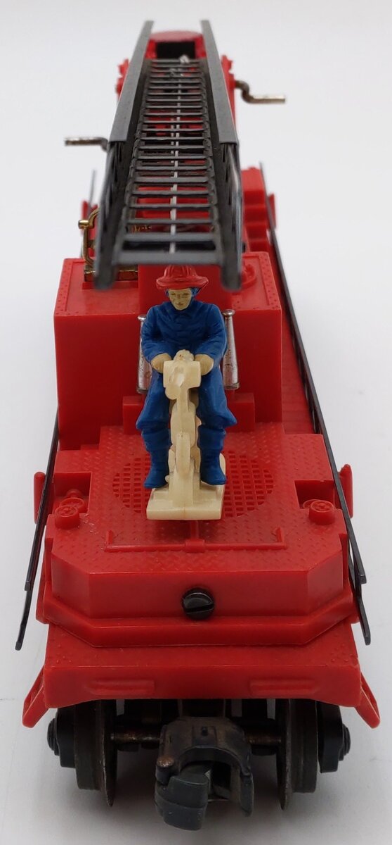 Lionel 3512 Vintage O Fire Ladder Car with Ladder EX