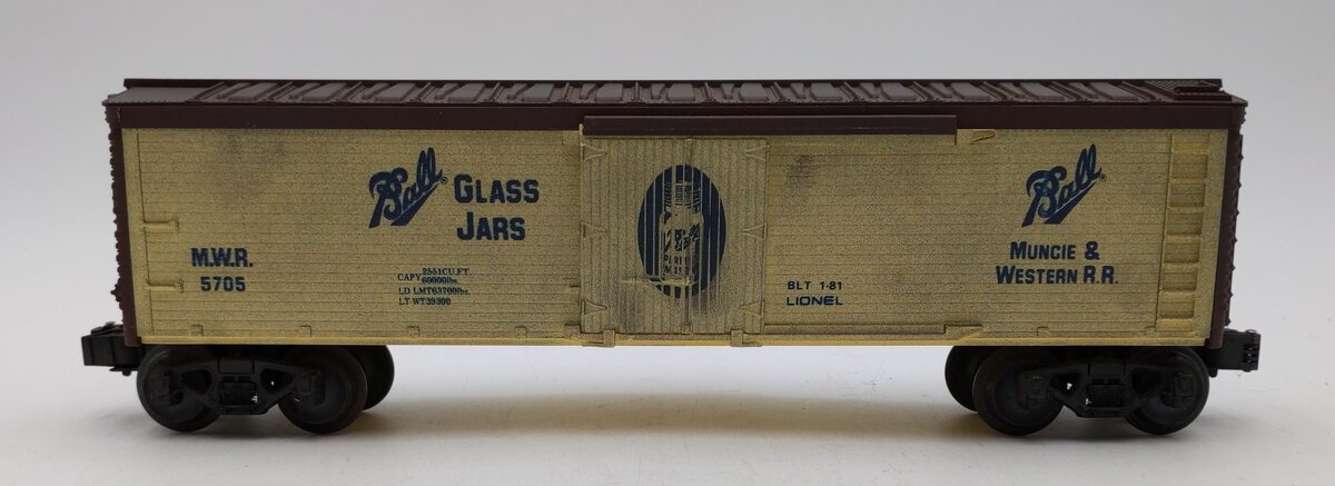 Lionel 6-5705 O Gauge Ball Glass Jars Woodside Reefer LN/Box