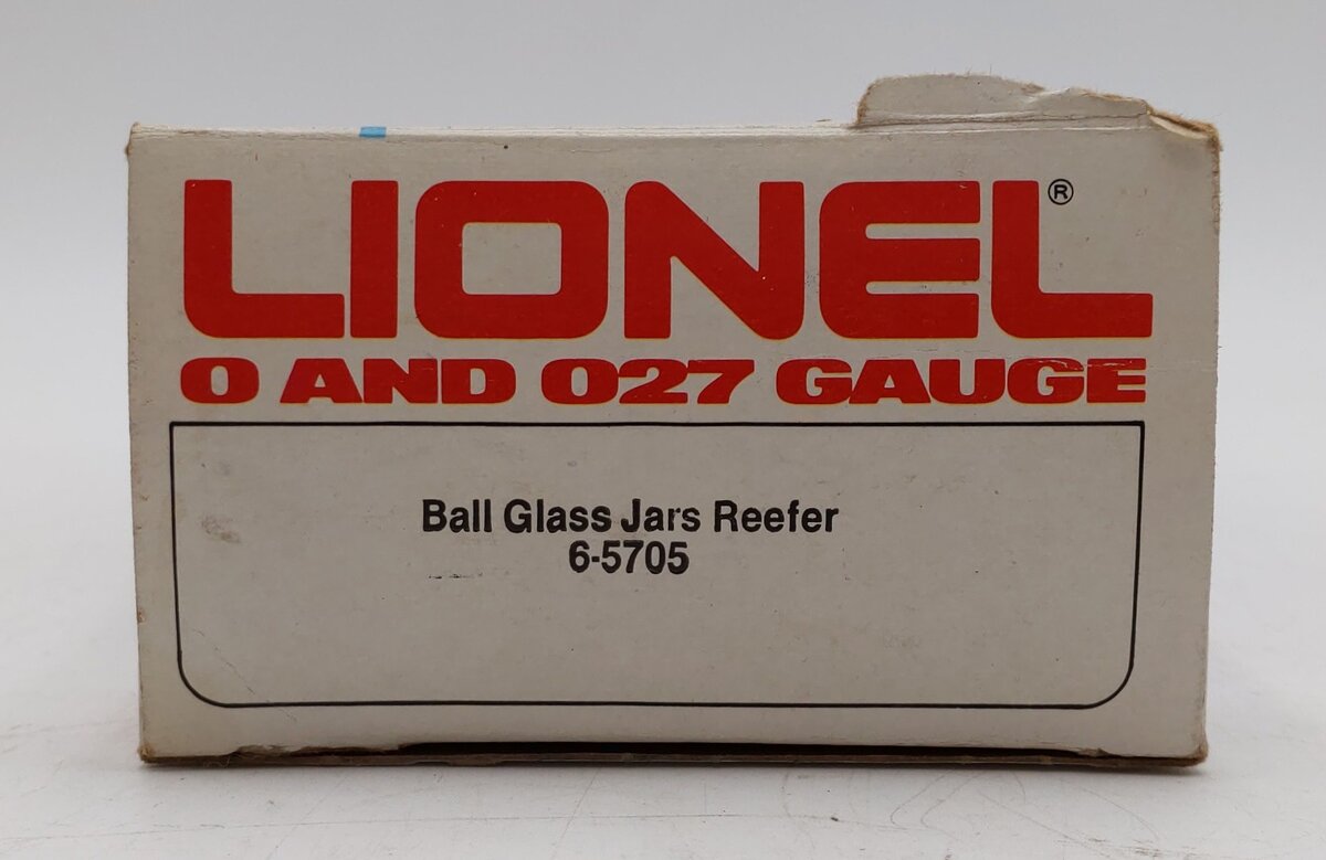 Lionel 6-5705 O Gauge Ball Glass Jars Woodside Reefer LN/Box