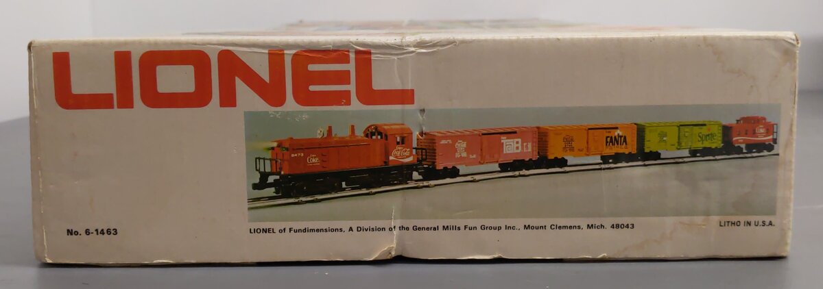 Lionel 6-1463 O Gauge Coca-Cola Diesel Freight Train Set EX/Box