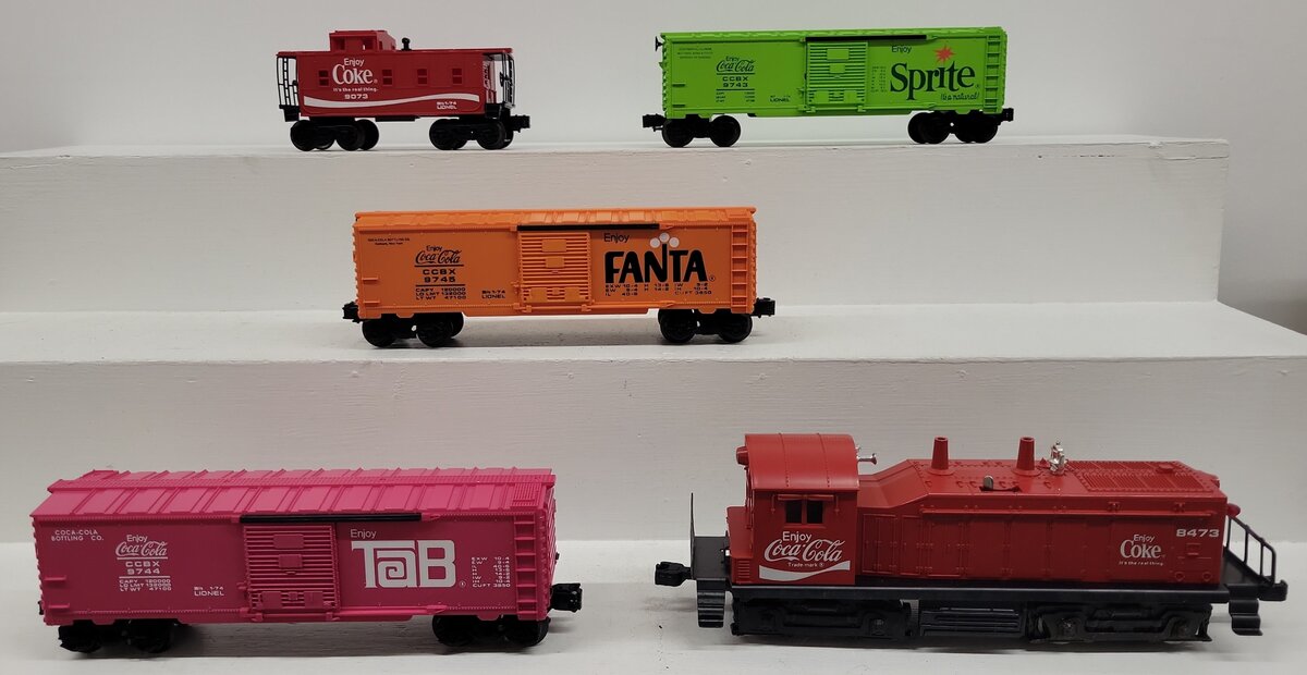 Lionel 6-1463 O Gauge Coca-Cola Diesel Freight Train Set EX/Box