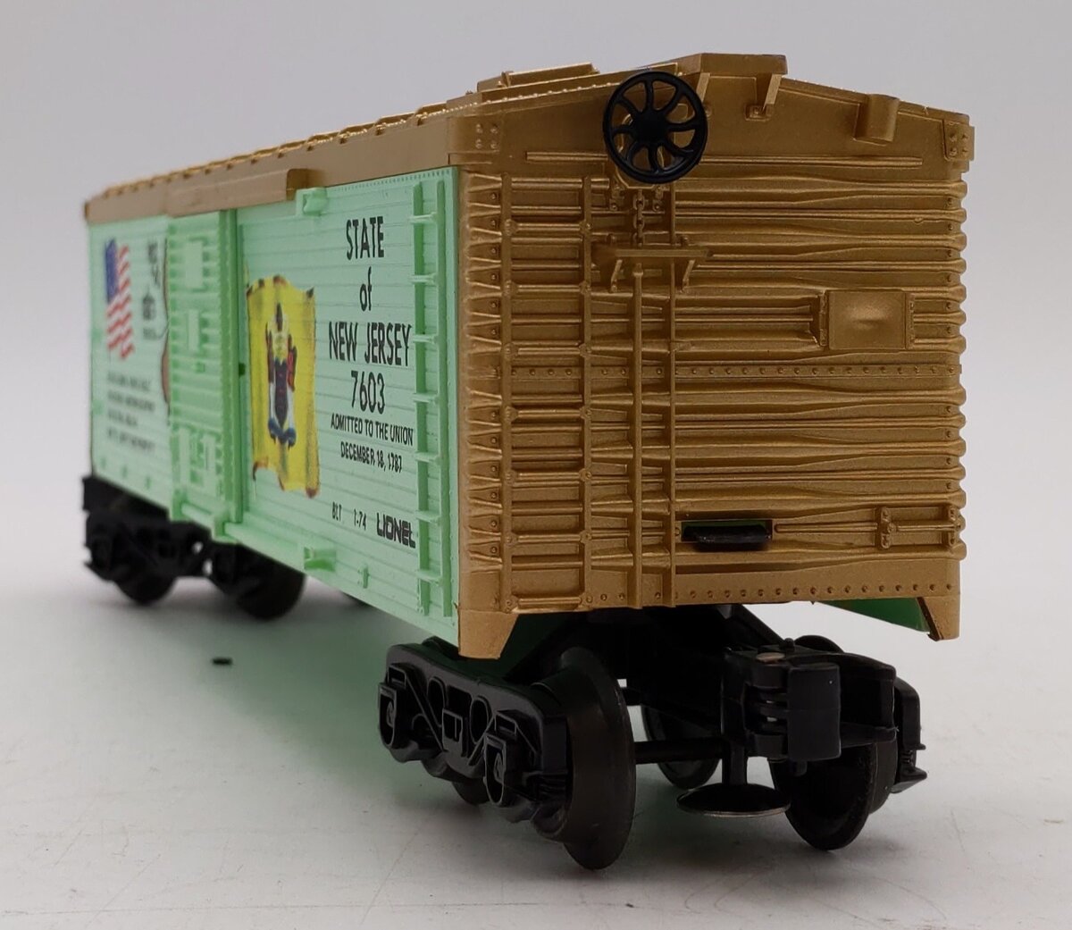 Lionel 6-7603 O Gauge State of New Jersey Boxcar #7603 LN/Box