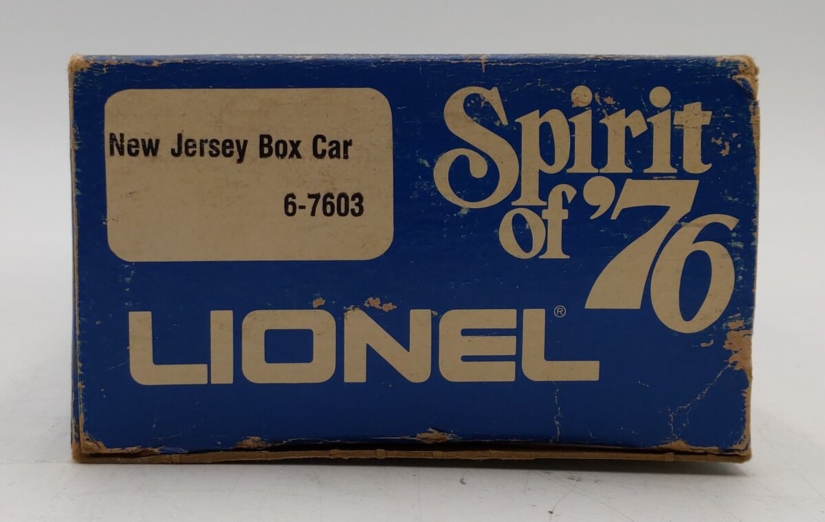 Lionel 6-7603 O Gauge State of New Jersey Boxcar #7603 LN/Box