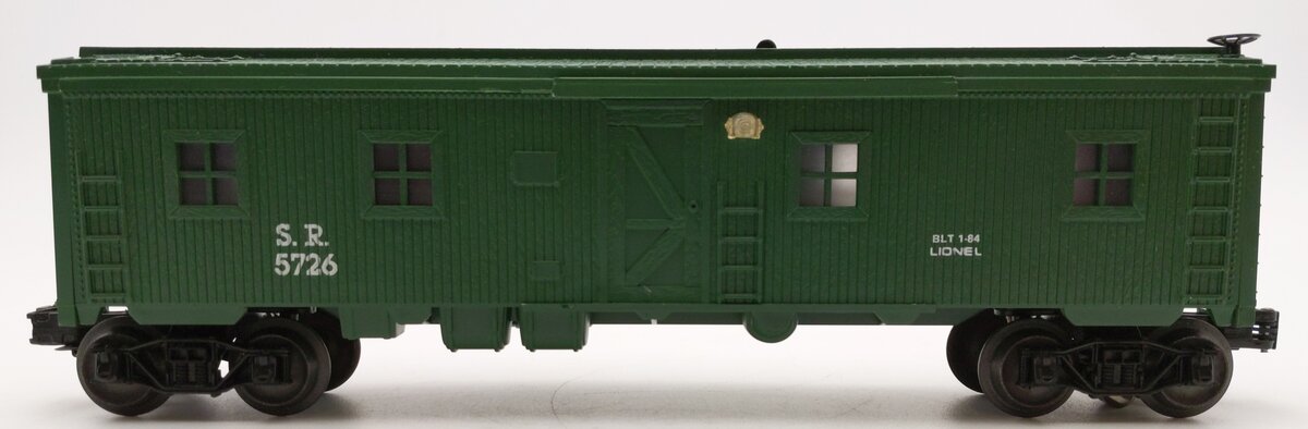 Lionel 6-5726 O Gauge Southern Bunk Car with Illumination #5726 LN/Box