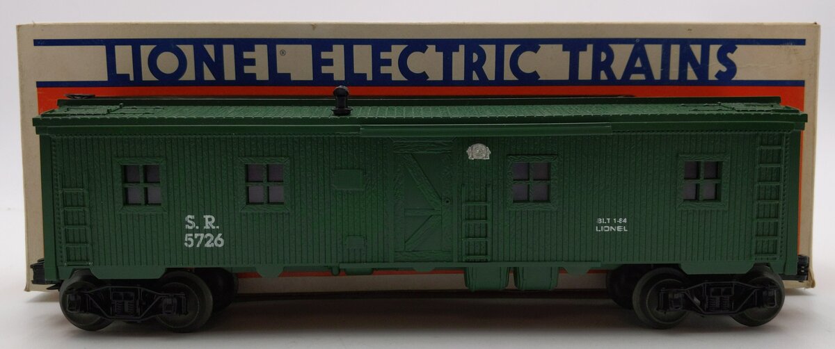 Lionel 6-5726 O Gauge Southern Bunk Car with Illumination #5726 LN/Box