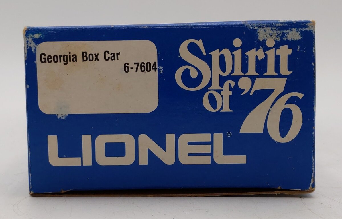 Lionel 6-7604 O Gauge State of Georgia Boxcar #7604 LN/Box