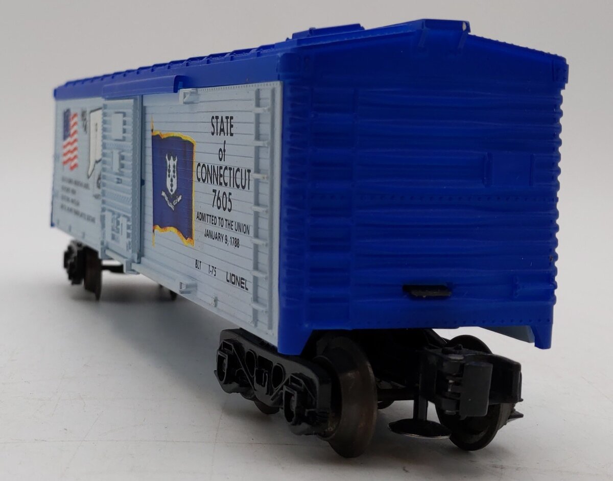 Lionel 6-7605 O Gauge Spirit of 76 State of Connecticut Boxcar #7605 LN/Box