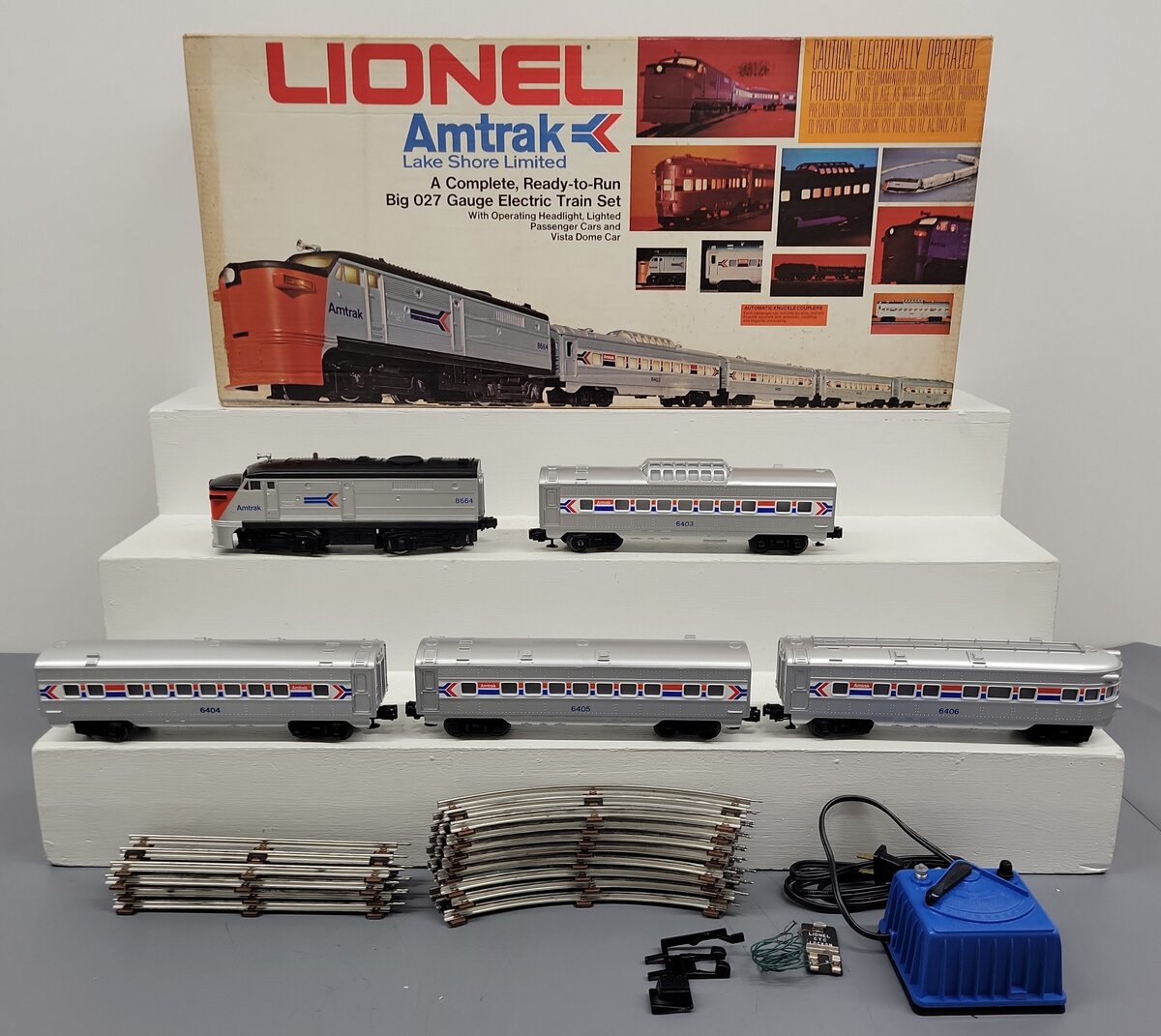 Lionel 6-1663 O Gauge Amtrak Lake Shore Limited Electric Train Set VG/Box
