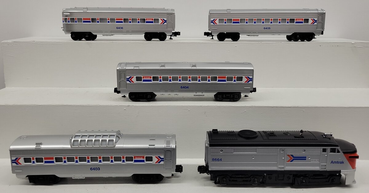 Lionel 6-1663 O Gauge Amtrak Lake Shore Limited Electric Train Set VG/Box