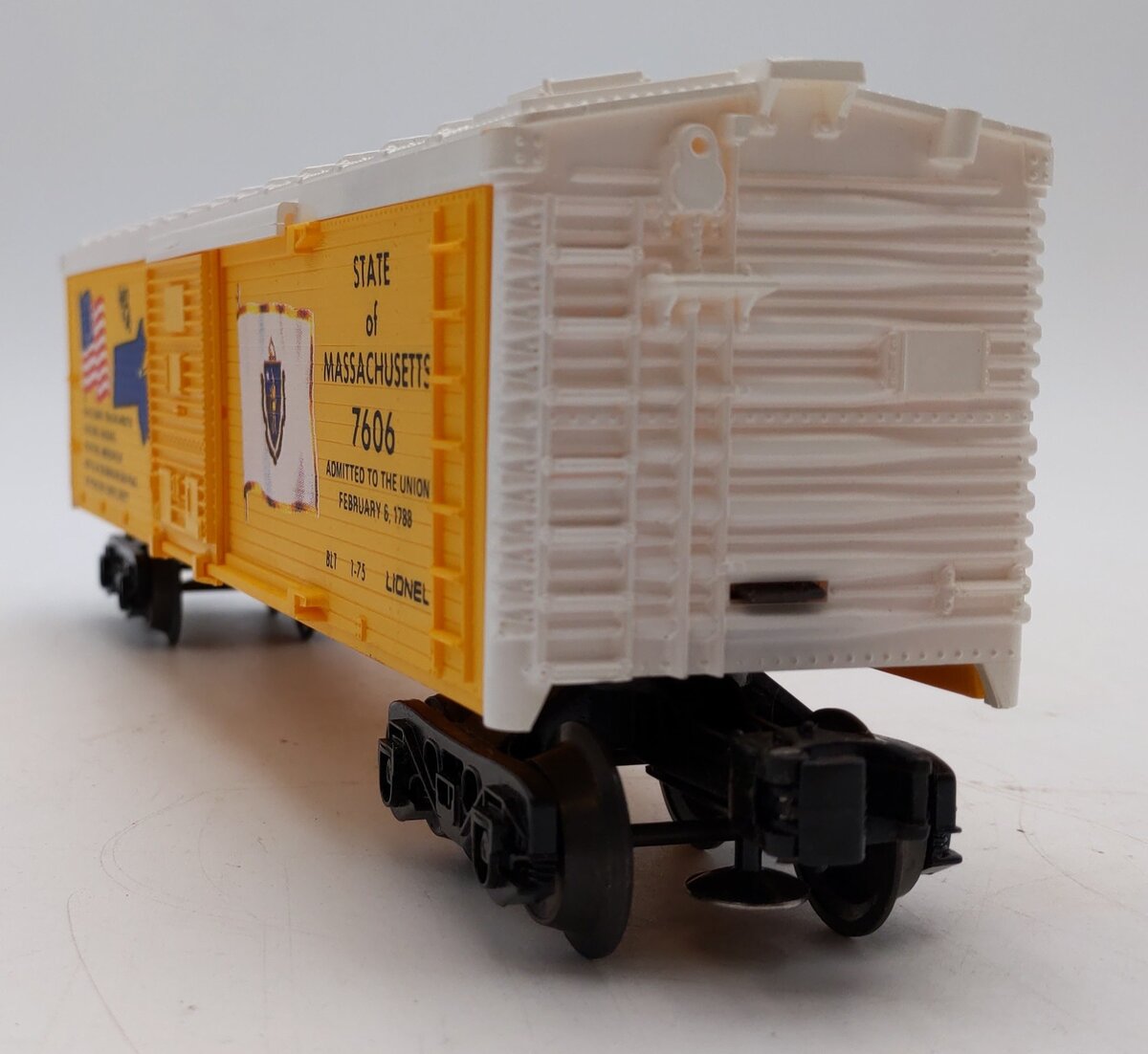 Lionel 6-7606 O Gauge State of Massachusetts Boxcar #7606 LN/Box