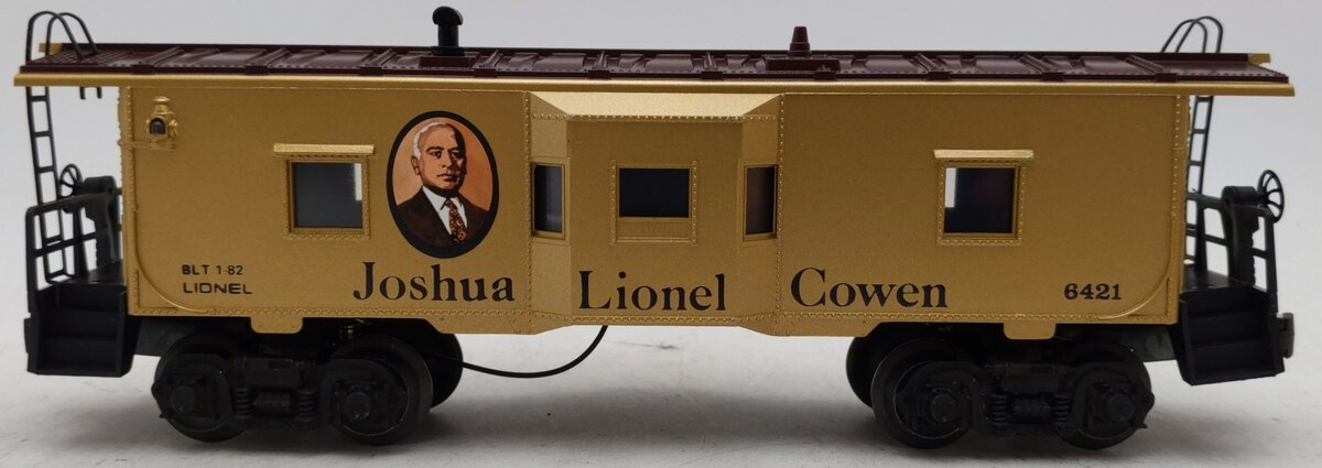 Lionel 6-6421 O Gauge Joshua L. Cowen Bay Window Illuminated Caboose VG/Box
