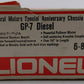 Lionel 6-8359 O Gauge Chessie System GM Gold GP7 Diesel Engine EX/Box