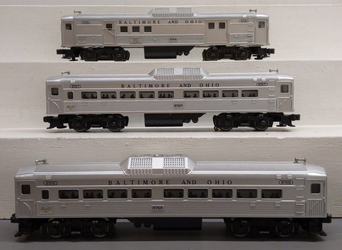 Lionel 6-1766 O Gauge Baltimore & Ohio RDC Service Station Special Set EX/Box