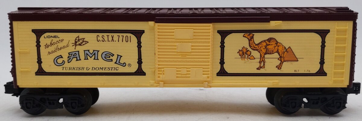 Lionel 6-7701 O Gauge Camel Billboard Boxcar #7701 EX/Box