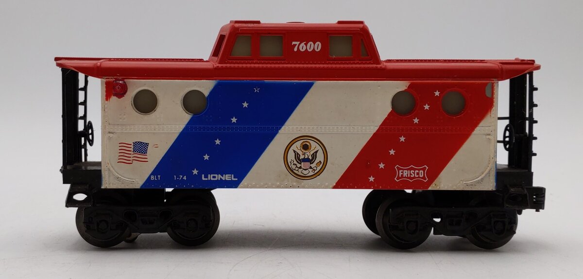 Lionel 6-7600 O Gauge Spirit of 76 N5C Porthole Lighted Caboose EX/Box