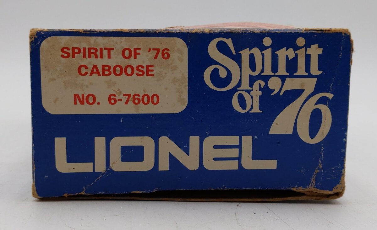 Lionel 6-7600 O Gauge Spirit of 76 N5C Porthole Lighted Caboose EX/Box