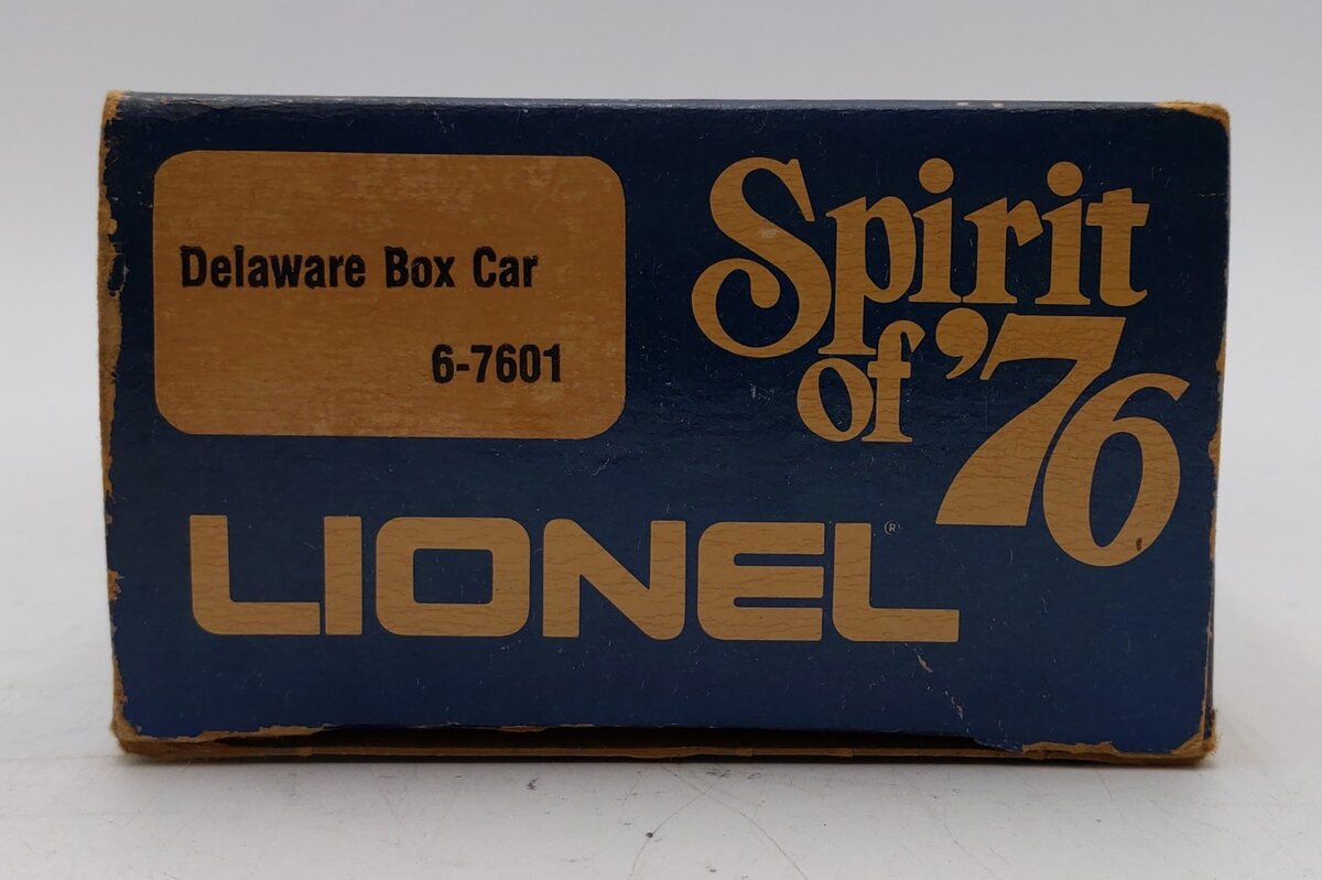 Lionel 6-7601 O Gauge State of Delaware Boxcar LN/Box