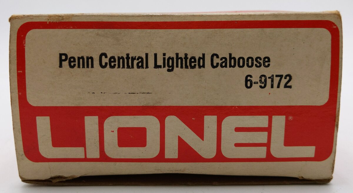 Lionel 6-9172 O Gauge Penn Central Lighted Caboose #9172 EX/Box