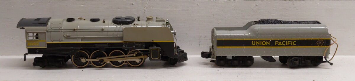 Lionel 6-8002 O Union Pacific Berkshire 2-8-4 Steam Locomotive & Tender #8002 VG/Box