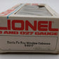 Lionel 6-9317 O Gauge AT&SF Blue & Yellow Bay Window Caboose #9317 VG/Box