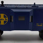 Lionel 6-9317 O Gauge AT&SF Blue & Yellow Bay Window Caboose #9317 VG/Box