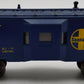 Lionel 6-9317 O Gauge AT&SF Blue & Yellow Bay Window Caboose #9317 VG/Box