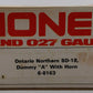 Lionel 6-8163 O Gauge Ontario Northland SD-18 Dummy Diesel Engine #8163 w/ Horn EX/Box