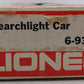 Lionel 6-9302 O Gauge Louisville & Nashville Operating Searchlight Car EX/Box
