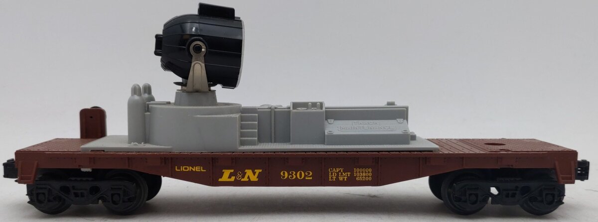 Lionel 6-9302 O Gauge Louisville & Nashville Operating Searchlight Car EX/Box