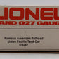 Lionel 6-9367 O Gauge Union Pacific Single Dome Tank Car #9367 VG/Box
