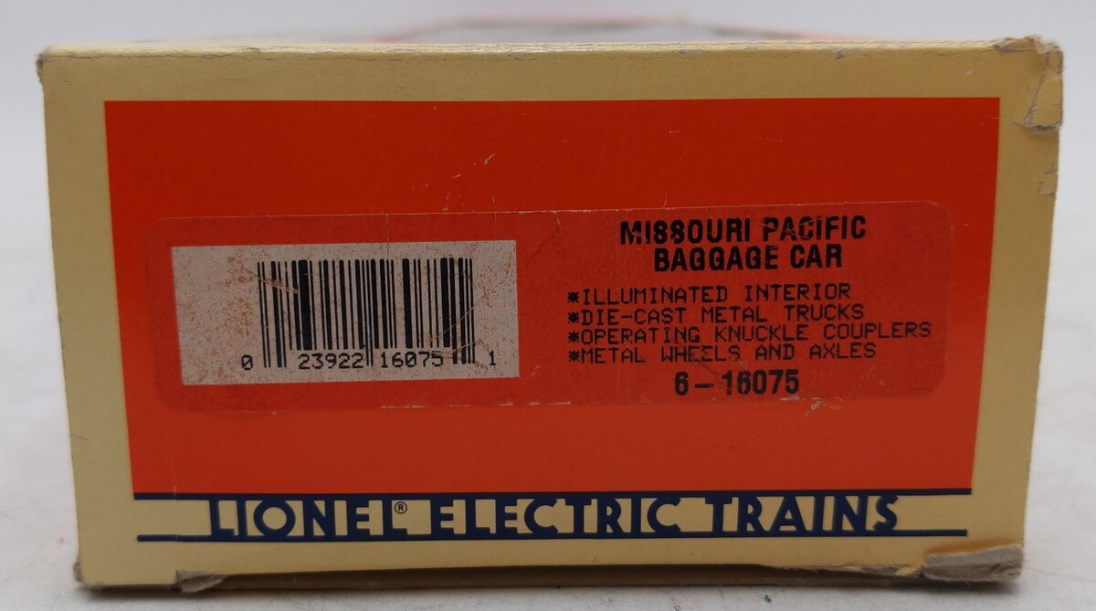 Lionel 6-16075 Missouri Pacific Baggage Car #6620 EX/Box