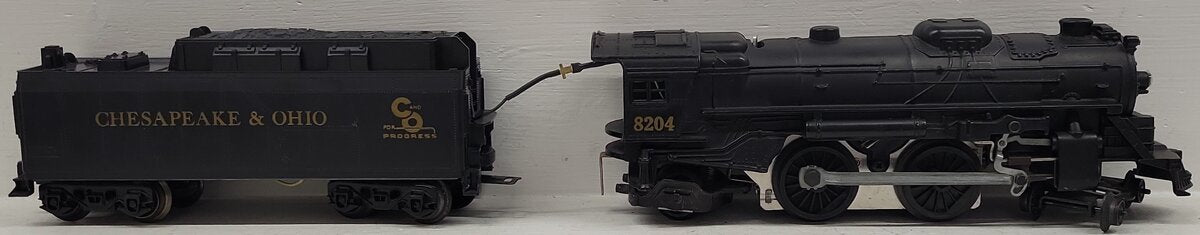 Lionel 6-8204 O Chesapeake & Ohio 4-4-2 Steam Locomotive & Tender EX