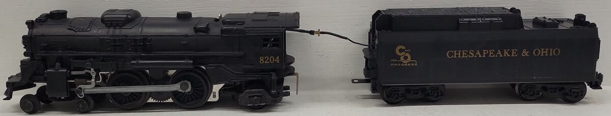 Lionel 6-8204 O Chesapeake & Ohio 4-4-2 Steam Locomotive & Tender EX
