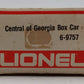 Lionel 6-9757 O Gauge Central of Georgia Boxcar LN/Box