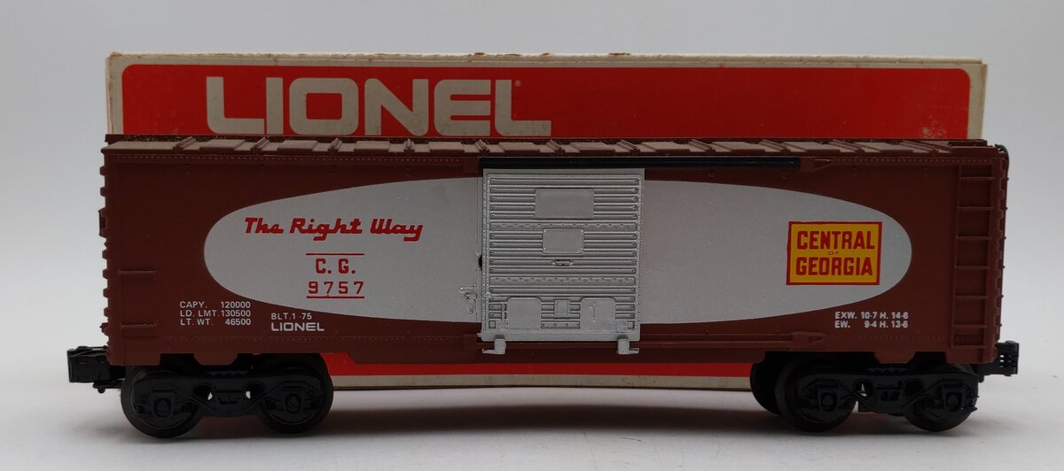 Lionel 6-9757 O Gauge Central of Georgia Boxcar LN/Box
