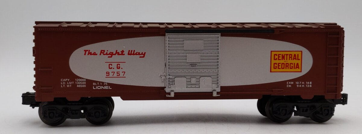 Lionel 6-9757 O Gauge Central of Georgia Boxcar LN/Box