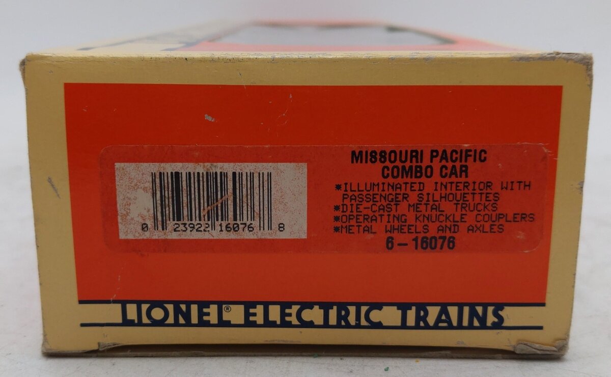 Lionel 6-16076 O Missouri Pacific Combo Car #6630 EX/Box