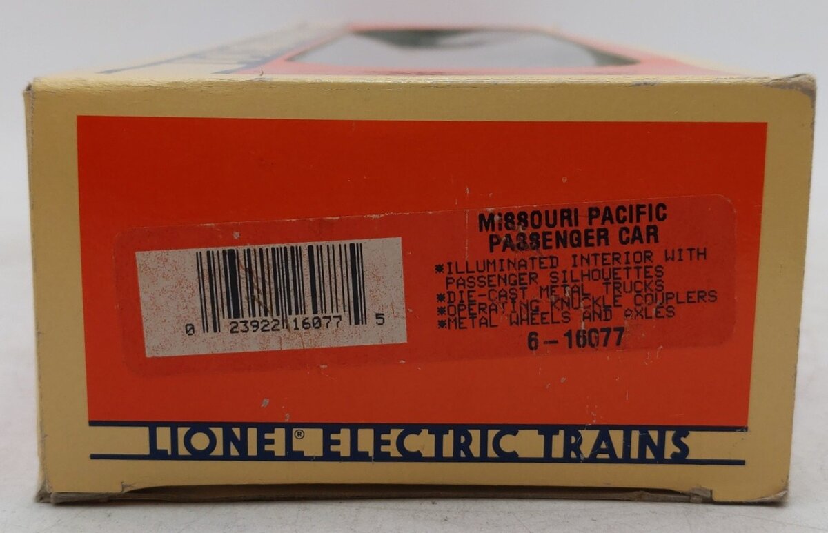 Lionel 6-16077 O Missouri Pacific Passenger Car #6616 EX/Box