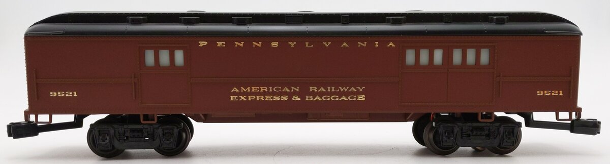 Lionel 6-9521 O Gauge Pennsylvania Illuminated Baggage Car #9521 LN/Box