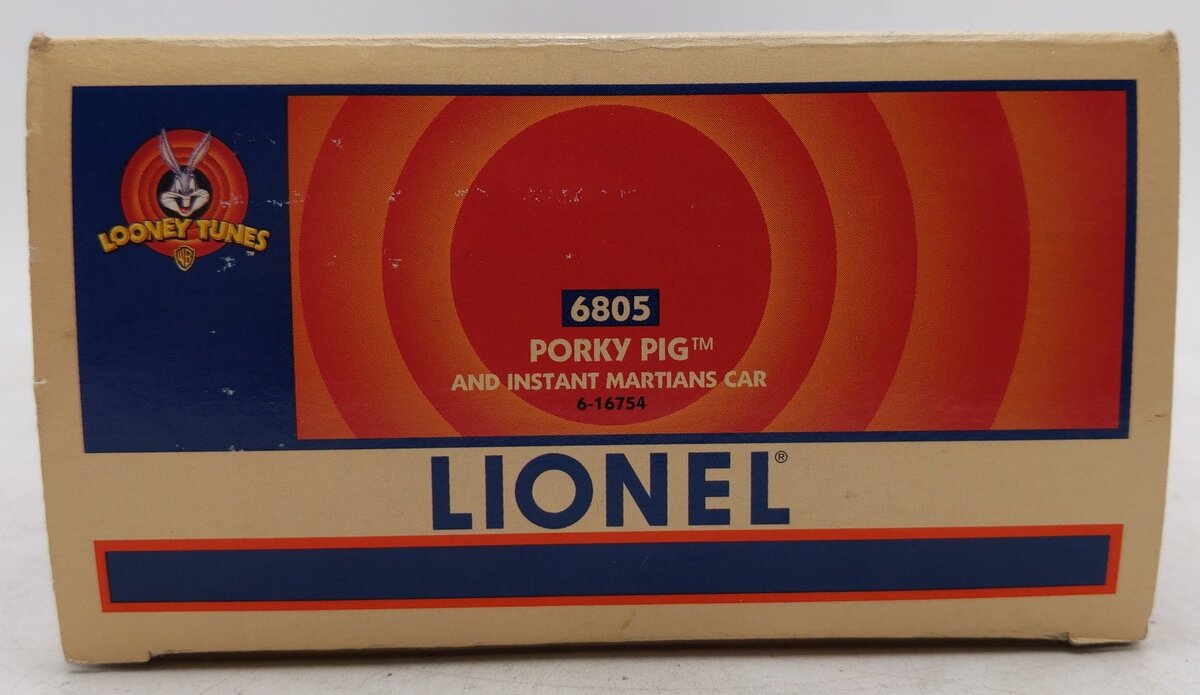 Lionel 6-16754 O Gauge Porky Pig & Instant Martians Car #6805 EX/Box
