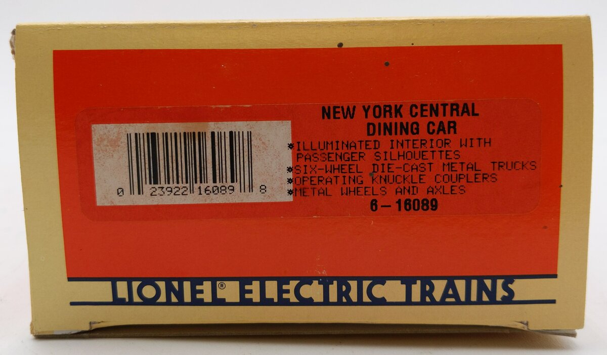 Lionel 6-16089 O Gauge New York Central 