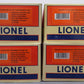 Lionel 6-19154 O Scale Atlantic Coast Line Aluminum Passenger Cars (Set of 4) EX/Box