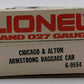 Lionel 6-9554 O Gauge Chicago & Alton "Armstrong" Baggage Car LN/Box