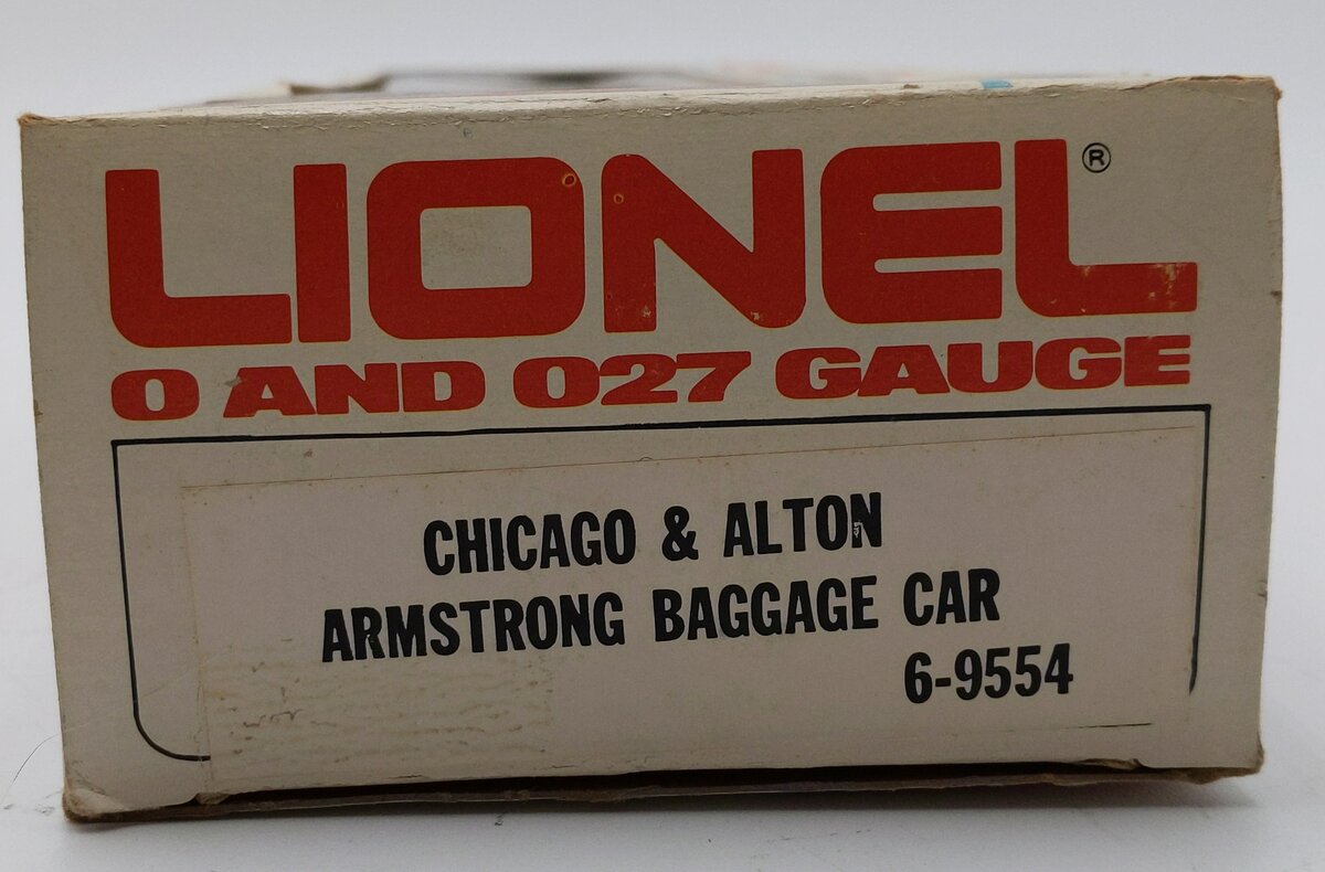 Lionel 6-9554 O Gauge Chicago & Alton "Armstrong" Baggage Car LN/Box