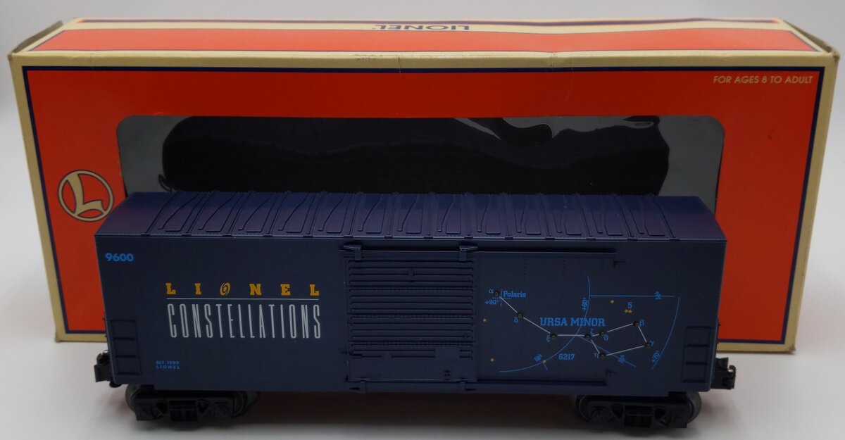 Lionel 6-16792 O Gauge Constellation Hi-Cube Boxcar #9600 LN/Box