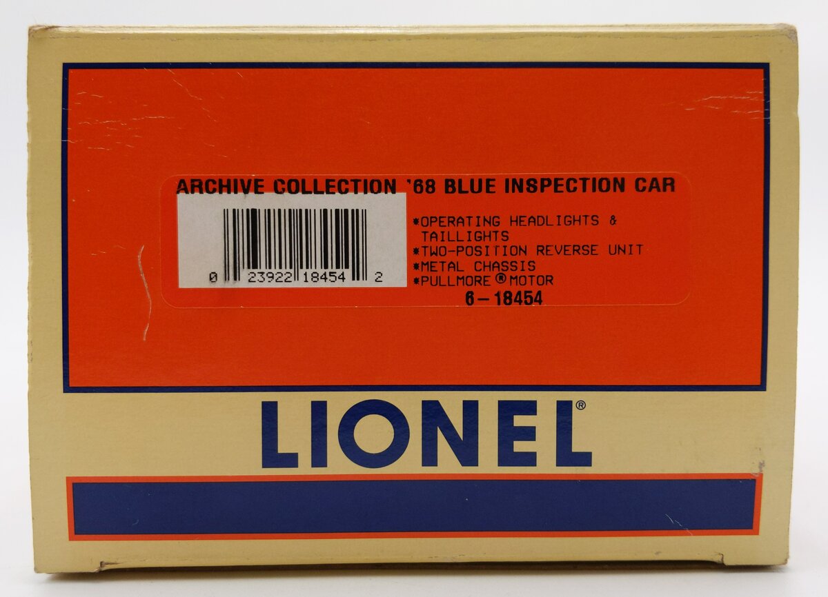 Lionel 6-18454 O Gauge Blue Executive Inspection Car EX/Box
